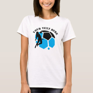 T-shirt Joueuse de football, Cadeau d'anniversaire, Équipe