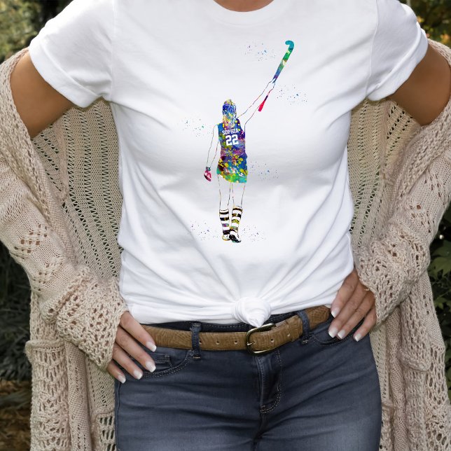 T-shirt Joueuse de hockey sur gazon (Créateur téléchargé)