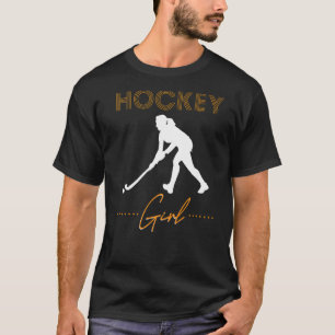 T-shirt Joueuse de hockey sur gazon de hockey sur gazon