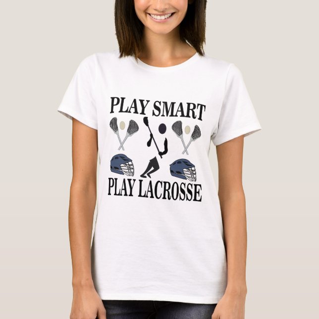 T-shirt Joueuse de Lacrosse Lax Maman (Devant)