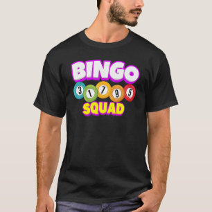 T-shirt Joueuse de l'équipe de bingo Lucky Bingo Luck Femm