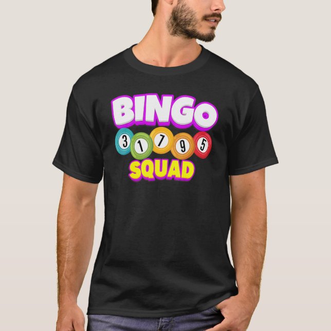 T-shirt Joueuse de l'équipe de bingo Lucky Bingo Luck Femm (Devant)