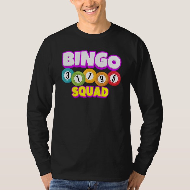 T-shirt Joueuse de l'équipe de bingo Lucky Bingo Luck Femm (Devant)