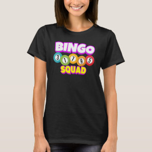 T-shirt Joueuse de l'équipe de bingo Lucky Bingo Luck Femm