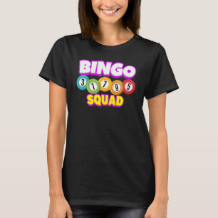 T-shirt Joueuse de l'équipe de bingo Lucky Bingo Luck Femm