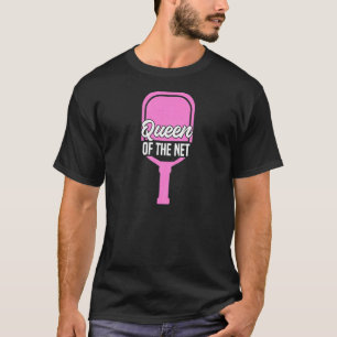 T-shirt Joueuse De Pickleball Femme Sports Reine Du Net