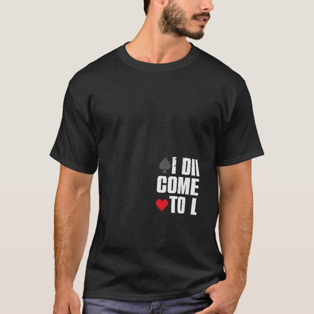 T-shirt Joueuse De Poker Pour Hommes Femmes Joueuses Poker (Devant)