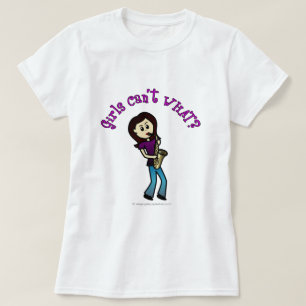 T-shirt Joueuse de saxophone légère
