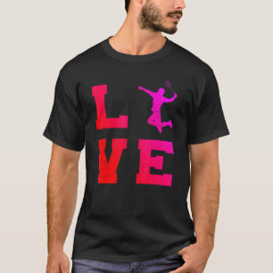 T-shirt Joueuse de squash Badminton, femmes