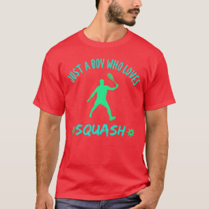 T-shirt Joueuse de squash badminton sport cadeau vintage f