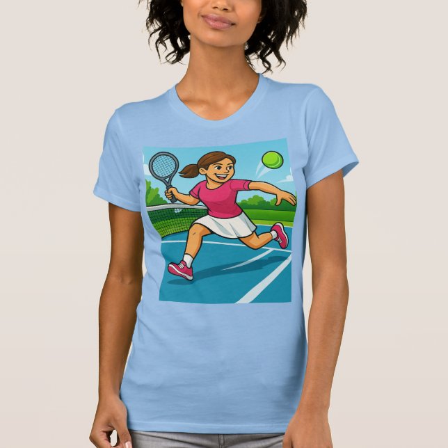 T-shirt Joueuse de tennis (Devant)