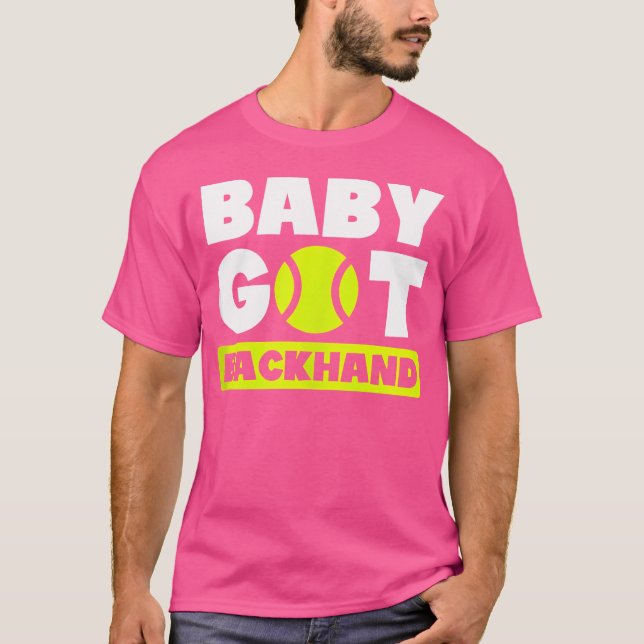 T-shirt Joueuse de tennis avec revers (Devant)