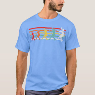 T-shirt Joueuse de Tennis Retro