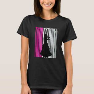 T-shirt Joueuse de violon 33e femme Anniversaire violonist