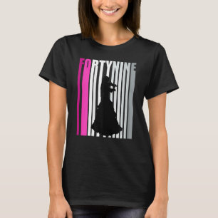 T-shirt Joueuse de violon 49e Joueuse d'anniversaire Anniv