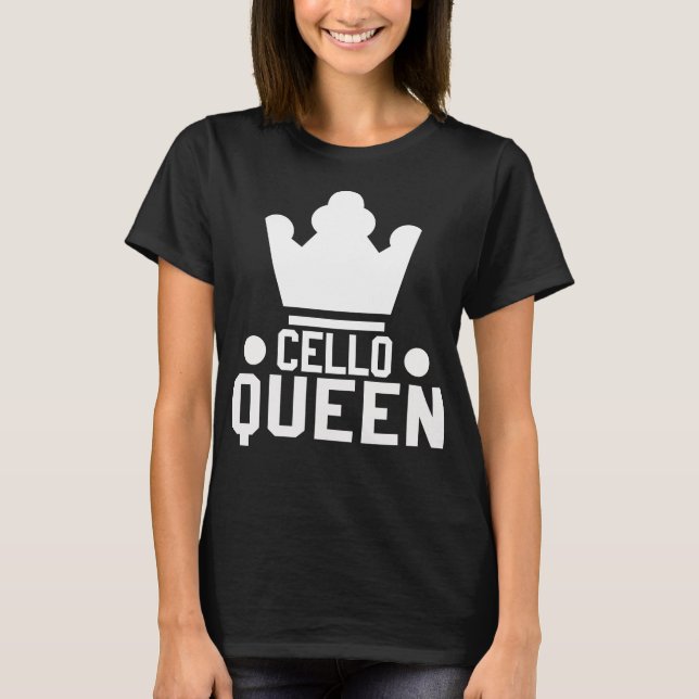 T-shirt Joueuse de violoncelle de musique Cello (Devant)