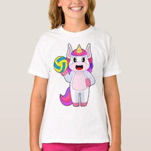 T-shirt Joueuse de volley-ball licorne Volleyball Sports