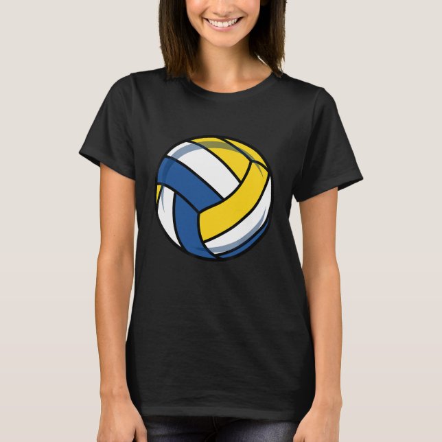 T-shirt Joueuse de volleyball de volley-ball Hommes Femmes (Devant)