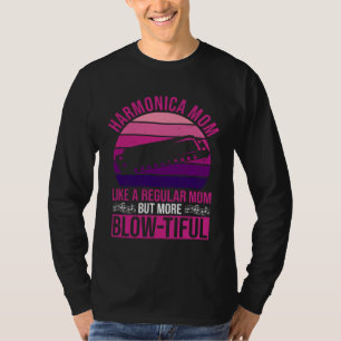 T-shirt Joueuse harmonique maman et mère harmonica