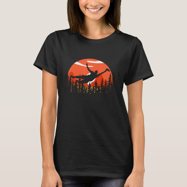 T-shirt Joueuse Retro Ultimate Frisbee Hommes Femmes Vinta (Devant)