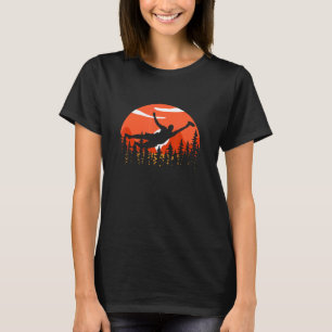 T-shirt Joueuse Retro Ultimate Frisbee Hommes Femmes Vinta