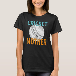 T-shirt Joueuse vintage de cricket Mère Sports maman Anniv