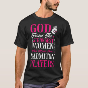 T-shirt Joueuses de badminton chrétiennes pour le badminto
