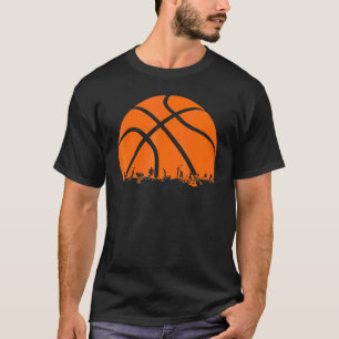 T-shirt Joueuses de basket-ball Grands Vintages Hommes Fem