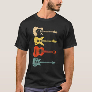 T-shirt Joueuses de guitare cool Hommes Femmes Vintage Gui