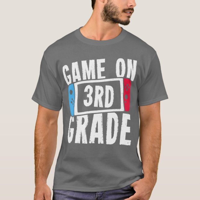T-shirt Jouez 3e année garçon (Devant)