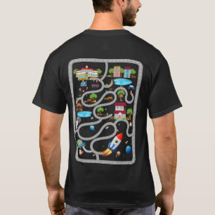 T-shirt Jouez aux voitures sur le dos de papa ou de maman,