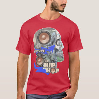 T-shirt Jouez de la vraie musique Hip Hop art DJ MC Rapper