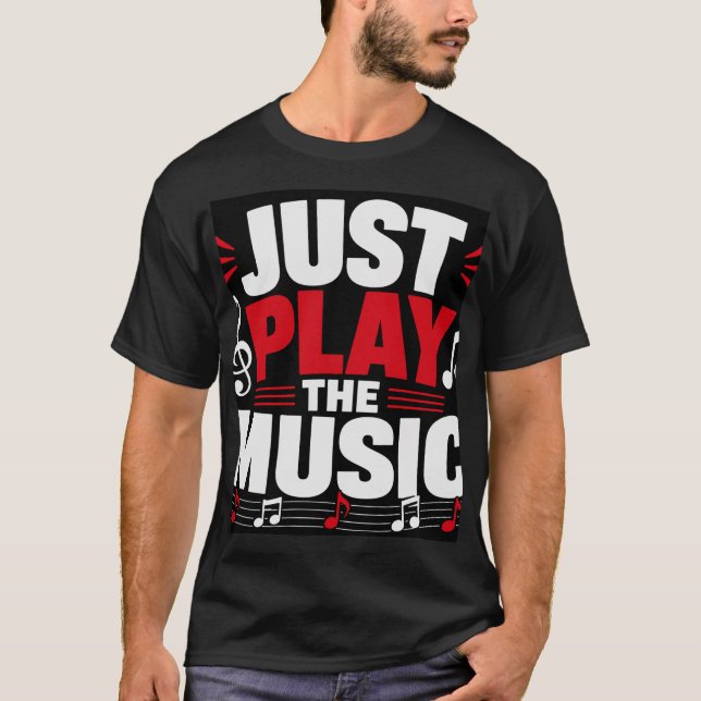 T-shirt Jouez la musique (Devant)