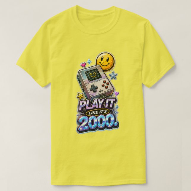T-shirt Jouez-le comme c'est 2000 (Design devant)