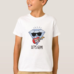 T-shirt Jouons à un joyau amusant
