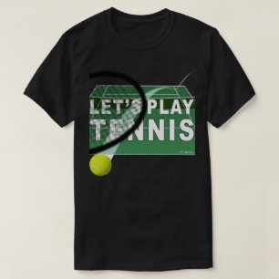T-shirt Jouons au Tennis sur Dur