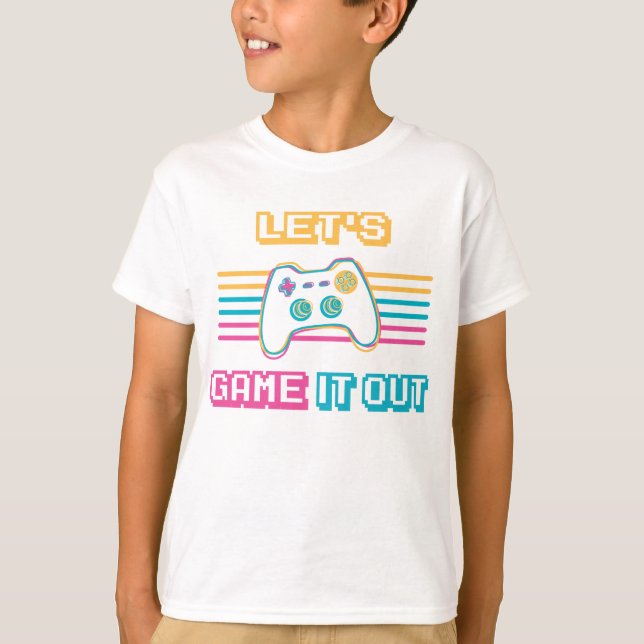 T-shirt  Jouons-le à l'ancienne (Devant)