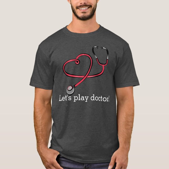 T-shirt Jouons le docteur (Devant)