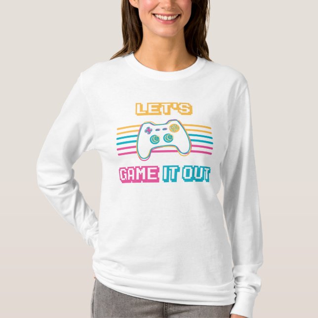 T-shirt  Jouons-le rétro (Devant)