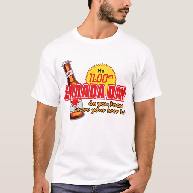 T-shirt Jour 11 du Canada (Devant)