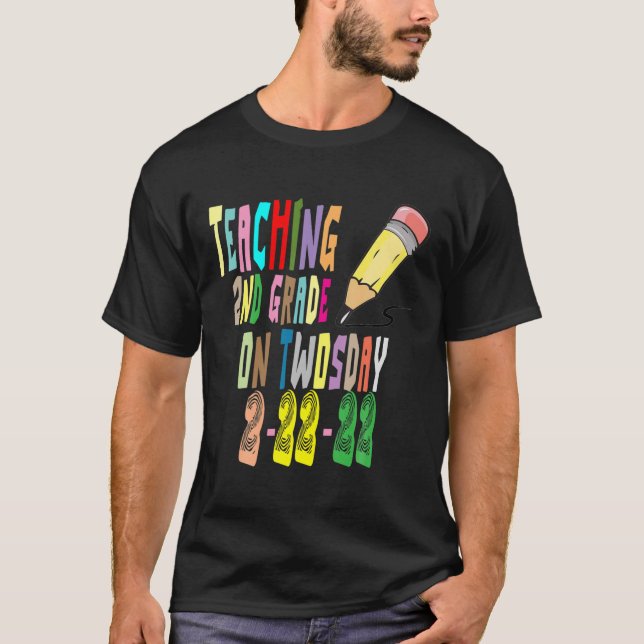 T-shirt Jour 2022, Enseignement 2E Année Le Jour 2-22-2 (Devant)
