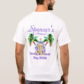 T-shirt Jour annuel de la famille et des amis de Spencer (Dos)