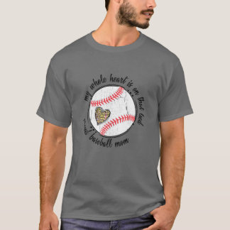 T-shirt Jour Baseball Maman Leopard Femmes Vêtements Mère