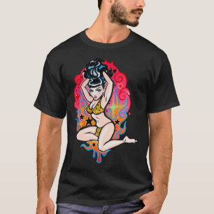 T-shirt Jour Cadeau Pour Bettie Page V12 Poster Hommes T S