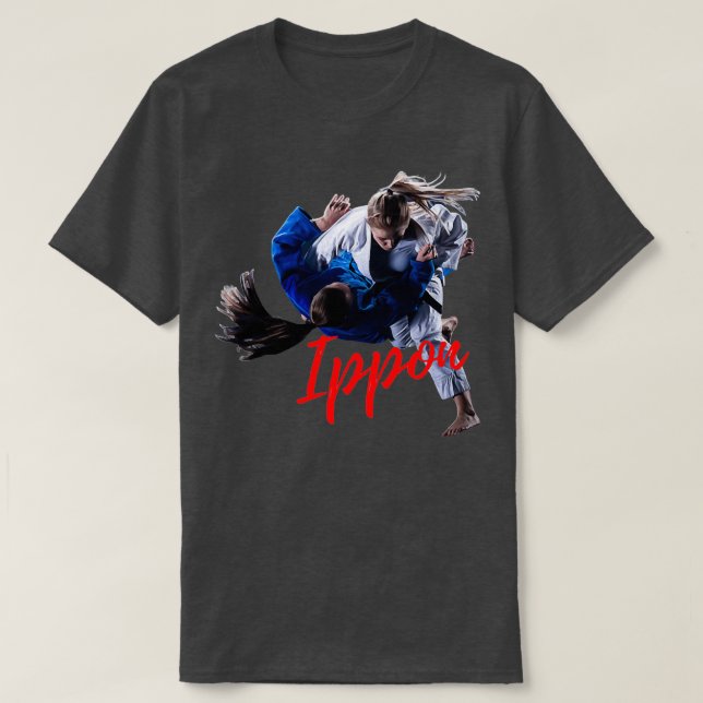 T-shirt Jour Cadeaux Karate Judo ippon (Design devant)