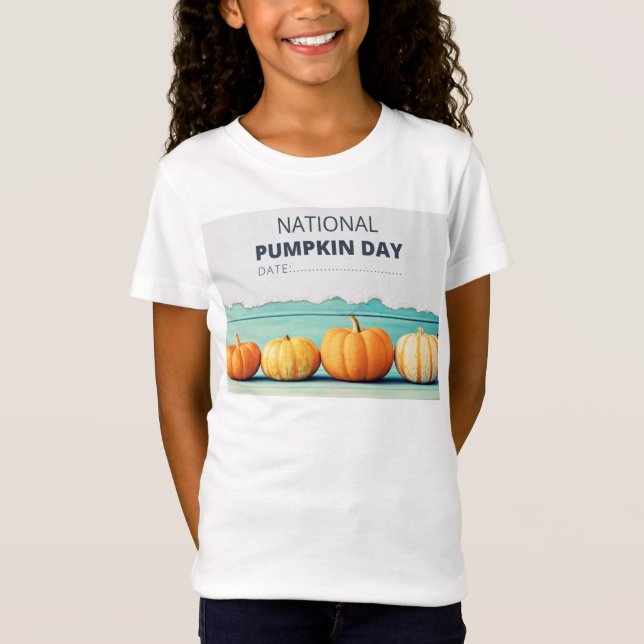 T-shirt jour citrouille (Devant)