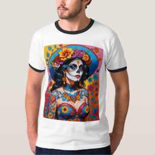 T-shirt Jour coloré de la beauté morte Tee Tee