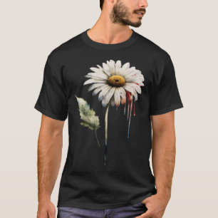 T-shirt Jour commémoratif Femme vétéran Daisy American USA
