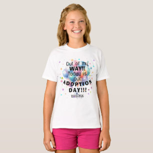 T-shirt Jour d'adoption 