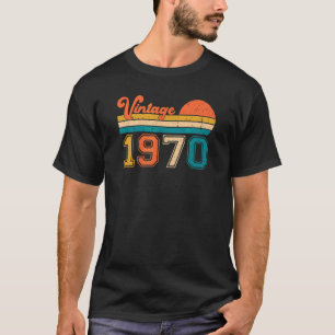 T-shirt Jour d'anniversaire vintage 1970 Gen X